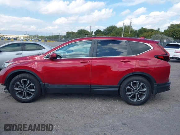 2022 Honda CR-V EX-L with VIN 5J6RW1H84NA005056, listed as a IAAI auction lot 41893748 with 26,885 mi miles and . Bid and sale history available at carsss.com. Image 14.