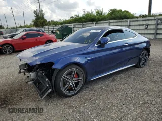 2019 Mercedes-Benz C 63 S AMG with VIN WDDWJ8HB3KF860718, listed as a Copart auction lot 65779833 with 75,165 mi miles and . Bid and sale history available at DreamBid. Image 1.