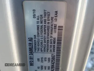 2011 Smart fortwo Pure with VIN WMEEJ3BA2BK425867, listed as a Copart auction lot 83676794 with 105,883 mi miles and Salvage title. Bid and sale history available at DreamBid. Image 12.