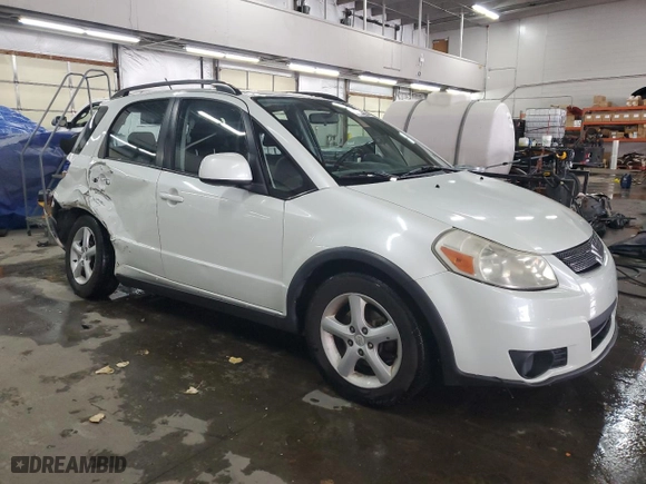 2007 Suzuki SX4 with VIN JS2YB413375101209, listed as a Copart auction lot 87550235 with 167,788 mi miles and Salvage Title. Bid and sale history available at carsss.com. Image 4.