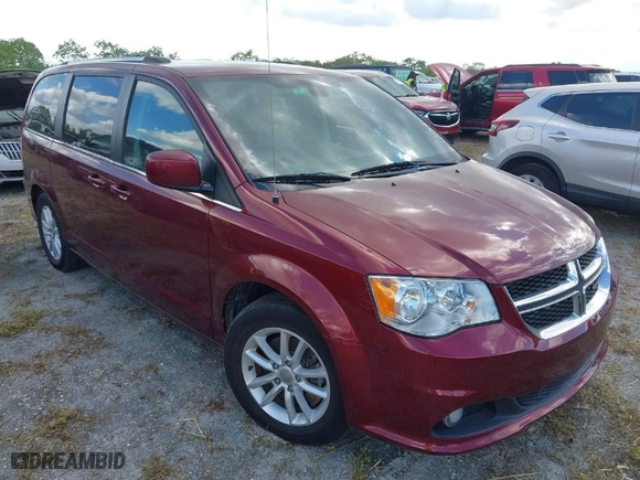 2019 Dodge Grand Caravan SXT with VIN 2C4RDGCG1KR716718, listed as a IAAI auction lot 40506579 with 1 mi miles. Bid and sale history available at carsss.com. Image 1.