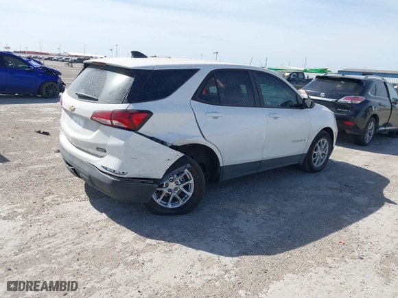 2024 Chevrolet Equinox LS with VIN 3GNAXHEG9RL298768, listed as a IAAI auction lot 41829973 with 10,897 mi miles. Bid and sale history available at carsss.com. Image 6.