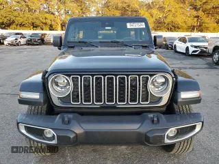 2024 Jeep Wrangler Sahara with VIN 1C4PJXENXRW118401, listed as a Copart auction lot 84731534 with 6,895 mi miles and Salvage Title. Bid and sale history available at DreamBid. Image 5.