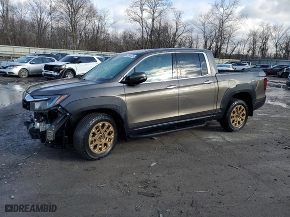 2022 Honda Ridgeline RTL-E with VIN 5FPYK3F74NB003101, listed as a Copart auction lot 47084125 with 42,611 mi miles and Salvage Title. Bid and sale history available at carsss.com. Image 1.