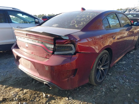 2018 Dodge Charger R/T Scat Pack with VIN 2C3CDXGJ4JH167133, listed as a IAAI auction lot 41478802 with NaN miles. Bid and sale history available at carsss.com. Image 6.