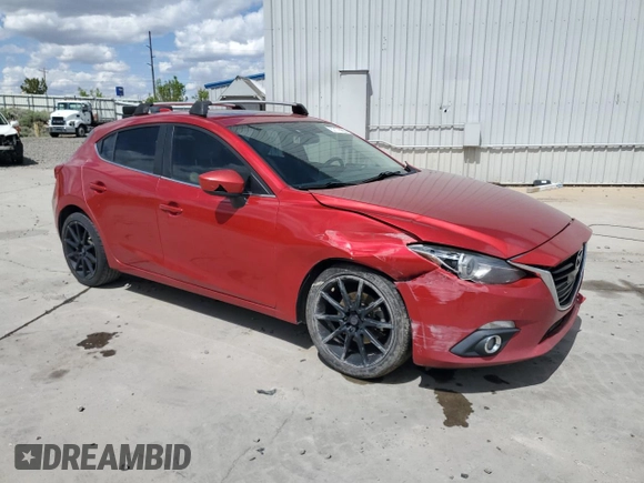 2014 Mazda 3 S Grand Touring z VIN JM1BM1M37E1187794, wystawiony jako Copart lot #57176965 z przebiegiem 183 166 mil mil oraz Szkoda całkowita • Salvage title. Historia ofert i sprzedaży dostępna na DreamBid. Obrazek 4.