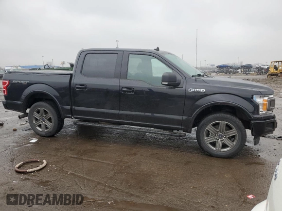 2020 Ford F-150 XL with VIN 1FTEW1EP6LFC72392, listed as a Copart auction lot 52328005 with 72,812 mi miles and Non Repairable. Bid and sale history available at carsss.com. Image 4.