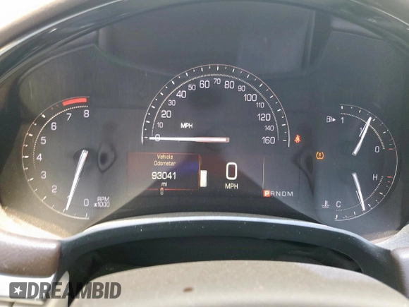 2017 Cadillac XTS Luxury with VIN 2G61M5S30H9115134, listed as a Copart auction lot 56989715 with 93,041 mi miles and Salvage title. Bid and sale history available at DreamBid. Image 9.
