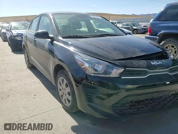 2022 Kia Rio S with VIN 3KPA24AD6NE445249, listed as a Copart auction lot 47897285 with 51,906 mi miles and Salvage Title. Bid and sale history available at DreamBid. Image 10.