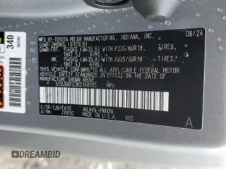 2024 Toyota Sienna XLE z VIN 5TDJSKFC3RS148195, wystawiony jako Copart lot #49125385 z przebiegiem Nie podano mil oraz Szkoda całkowita • Salvage title. Historia ofert i sprzedaży dostępna na DreamBid. Obrazek 15.
