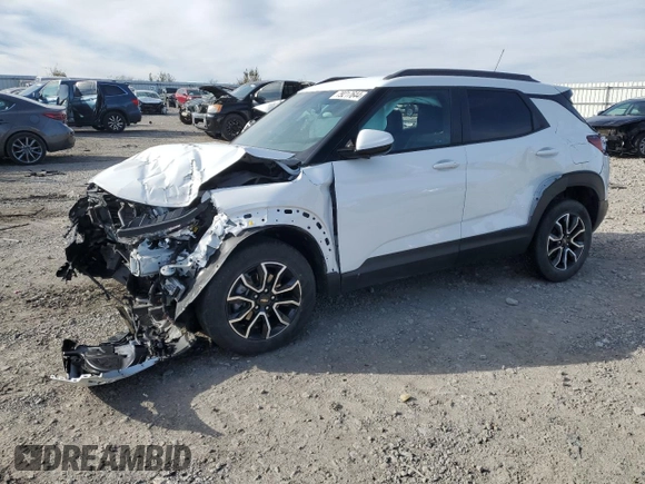 2023 Chevrolet TrailBlazer ACTIV with VIN KL79MSSL1PB042977, listed as a Copart auction lot 86105734 with 13,638 mi miles and Salvage Title. Bid and sale history available at DreamBid. Image 1.