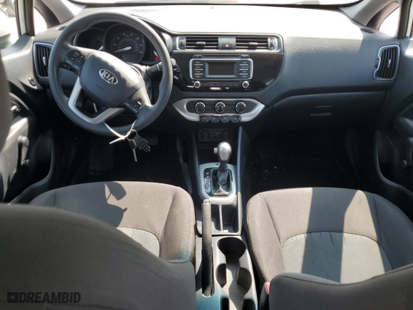 2016 Kia Rio LX with VIN KNADM4A32G6586923, listed as a Copart auction lot 71291974 with NaN miles and Salvage Title. Bid and sale history available at carsss.com. Image 8.
