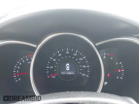 2015 Kia Optima LX with VIN 5XXGM4A76FG370219, listed as a IAAI auction lot 42471634 with 118,467 mi miles and . Bid and sale history available at DreamBid. Image 7.