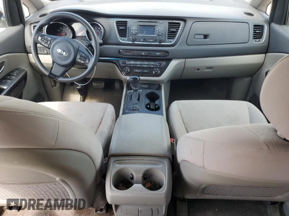 2016 Kia Sedona LX with VIN KNDMB5C1XG6162111, listed as a Copart auction lot 66929384 with 72,555 mi miles and Salvage Title. Bid and sale history available at carsss.com. Image 8.