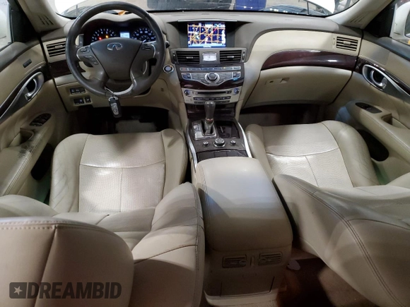 2013 Infiniti M z VIN JN1BY1AP8DM511833, wystawiony jako Copart lot #42874265 z przebiegiem 152 708 mil mil oraz Czysty tytuł • Clean title. Historia ofert i sprzedaży dostępna na DreamBid. Obrazek 8.