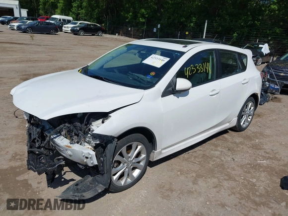 2010 Mazda 3 S Sport with VIN JM1BL1H50A1113531, listed as a IAAI auction lot 42333146 with 129,524 mi miles and . Bid and sale history available at DreamBid. Image 17.