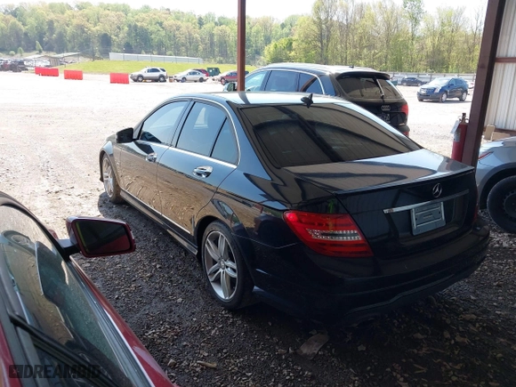 2012 Mercedes-Benz C-Class C 250 Sport with VIN WDDGF4HB4CR221410, listed as a IAAI auction lot 42030206 with 184,007 mi miles. Bid and sale history available at carsss.com. Image 3.