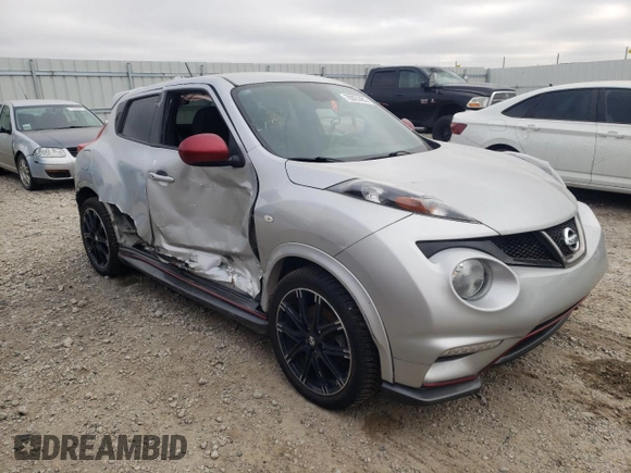 2014 Nissan Juke NISMO with VIN JN8AF5MV8ET365428, listed as a Copart auction lot 87502505 with 128,011 mi miles and Salvage Title. Bid and sale history available at carsss.com. Image 4.