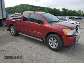 2014 Nissan Titan SV with VIN 1N6AA0CAXEN514113, listed as a Copart auction lot 53114095 with 32,135 mi miles and Salvage title. Bid and sale history available at DreamBid. Image 4.