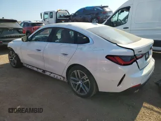 2024 BMW 4 Series 430i xDrive with VIN WBA73AV02RFS07792, listed as a Copart auction lot 76595554 with 3,916 mi miles and Salvage Title. Bid and sale history available at carsss.com. Image 2.