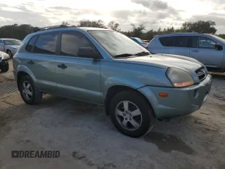 2008 Hyundai Tucson GLS with VIN KM8JM12B98U734567, listed as a Copart auction lot 79539044 with 193,738 mi miles and Salvage Title. Bid and sale history available at carsss.com. Image 4.