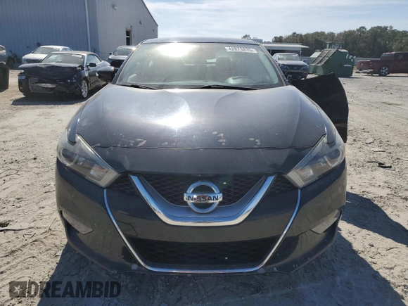 2017 Nissan Maxima S with VIN 1N4AA6AP3HC412977, listed as a Copart auction lot 42873835 with 57,232 mi miles and Salvage Title. Bid and sale history available at DreamBid. Image 5.