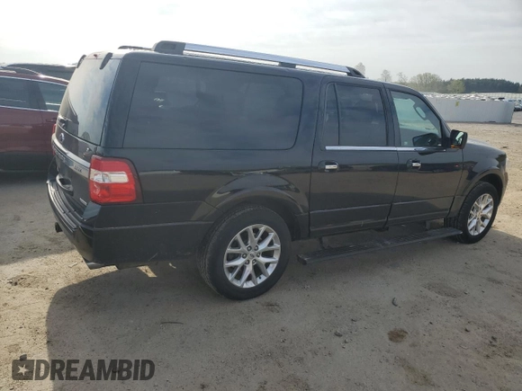 2017 Ford Expedition Max Limited z VIN 1FMJK2AT5HEA75855, wystawiony jako Copart lot #55259255 z przebiegiem 131 620 mil mil oraz Czysty tytuł • Clean title. Historia ofert i sprzedaży dostępna na DreamBid. Obrazek 3.