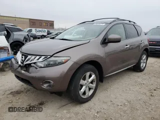 2009 Nissan Murano S with VIN JN8AZ18U69W001014, listed as a Copart auction lot 84818774 with 131,994 mi miles and Salvage Title. Bid and sale history available at carsss.com. Image 1.