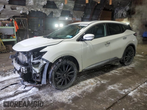 2021 Nissan Murano SL with VIN 5N1AZ2CS6MC131050, listed as a Copart auction lot 43471015 with 79,609 mi miles and Salvage Title. Bid and sale history available at DreamBid. Image 1.