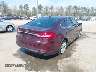 2017 Ford Fusion SE with VIN 3FA6P0HD8HR103620, listed as a IAAI auction lot 41910073 with 259,191 mi miles. Bid and sale history available at carsss.com. Image 4.