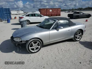 2003 Mazda MX-5 Miata Cloth with VIN JM1NB353430312878, listed as a Copart auction lot 44902635 with 71,550 mi miles and Salvage Title. Bid and sale history available at DreamBid. Image 1.