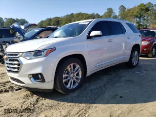 2021 Chevrolet Traverse High Country with VIN 1GNEVNKW6MJ107437, listed as a Copart auction lot 36757224 with 0 mi miles and Salvage Title. Bid and sale history available at carsss.com. Image 1.