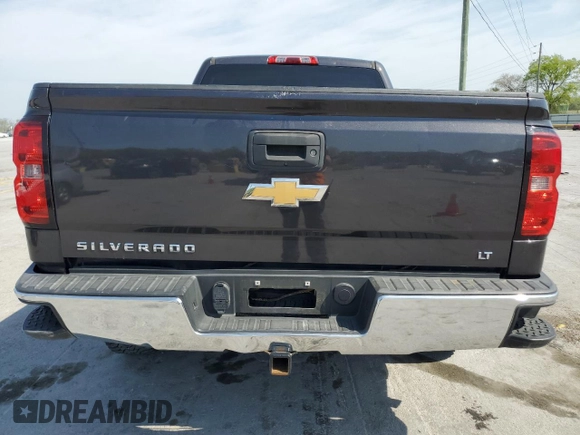 2016 Chevrolet Silverado 1500 LT with VIN 1GCVKREC6GZ248735, listed as a Copart auction lot 52715885 with 124,699 mi miles and Salvage Title. Bid and sale history available at DreamBid. Image 6.