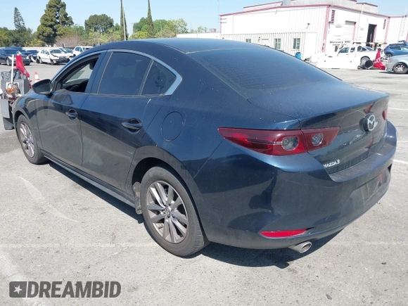 2021 Mazda Mazda3 Sedan 2.5 S with VIN JM1BPAALXM1304195, listed as a IAAI auction lot 41954762 with 22,886 mi miles. Bid and sale history available at carsss.com. Image 3.