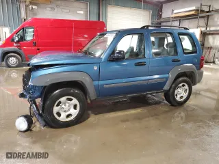 2005 Jeep Liberty Sport with VIN 1J4GL48K15W639747, listed as a Copart auction lot 49632255 with 88,319 mi miles and Salvage Title. Bid and sale history available at carsss.com. Image 1.