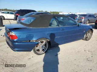 2002 BMW 3 Series 330Ci with VIN WBABS53482JU89630, listed as a Copart auction lot 42988575 with 184,467 mi miles and Salvage Title. Bid and sale history available at carsss.com. Image 3.