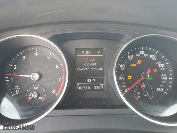 2018 Volkswagen Jetta 1.4T SE with VIN 3VWDB7AJ6JM252312, listed as a Copart auction lot 48620995 with 102,510 mi miles and Salvage Title. Bid and sale history available at carsss.com. Image 9.