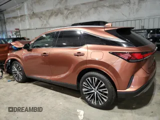 2023 Lexus RX with VIN 2T2BAMCA0PC003753, listed as a Copart auction lot 73341183 with 3,855 mi miles and Salvage Title. Bid and sale history available at carsss.com. Image 2.