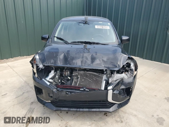 2024 Mitsubishi Mirage Black Edition with VIN ML32AWHJ5RH006531, listed as a Copart auction lot 56031835 with 6,800 mi miles and Clean title. Bid and sale history available at DreamBid. Image 5.