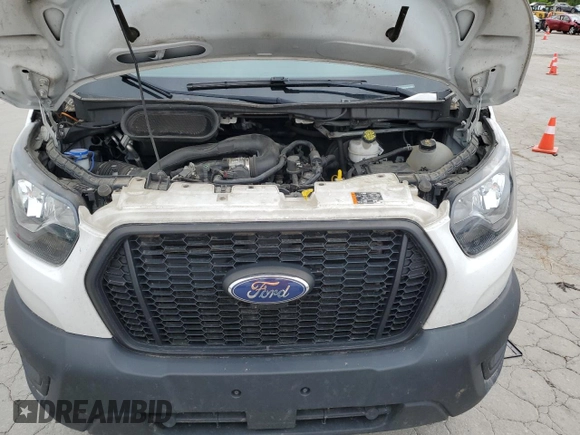 2021 Ford Transit Cargo with VIN 1FTBW3X83MKA74012, listed as a Copart auction lot 54455615 with Not provided miles and Clean title. Bid and sale history available at DreamBid. Image 12.
