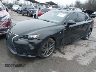 2014 Lexus IS 350 with VIN JTHBE1D26E5011864, listed as a IAAI auction lot 38611471 with 7,677 mi miles. Bid and sale history available at carsss.com. Image 17.