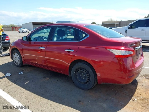 2014 Nissan Sentra SV with VIN 3N1AB7AP0EY326075, listed as a IAAI auction lot 41906960 with 135,604 mi miles. Bid and sale history available at carsss.com. Image 3.