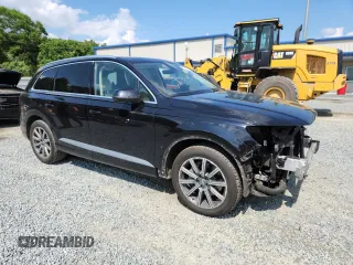 2018 Audi Q7 Premium Plus with VIN WA1LHAF71JD018852, listed as a Copart auction lot 60779375 with 84,760 mi miles and Salvage title. Bid and sale history available at DreamBid. Image 4.