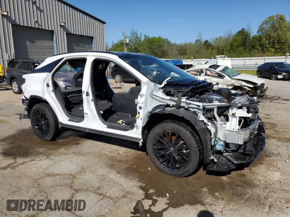 2022 Lexus RX 350 F Sport with VIN 2T2YZMDA7NC346980, listed as a Copart auction lot 50505975 with Not provided miles and Salvage title. Bid and sale history available at DreamBid. Image 4.