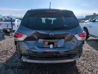 2016 Nissan Pathfinder Platinum with VIN 5N1AR2MM7GC608640, listed as a Copart auction lot 51709675 with 89,160 mi miles and Salvage Title. Bid and sale history available at carsss.com. Image 6.