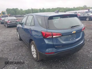 2024 Chevrolet Equinox LS with VIN 3GNAXHEG3RL131421, listed as a IAAI auction lot 42172592 with 48,651 mi miles and . Bid and sale history available at DreamBid. Image 3.