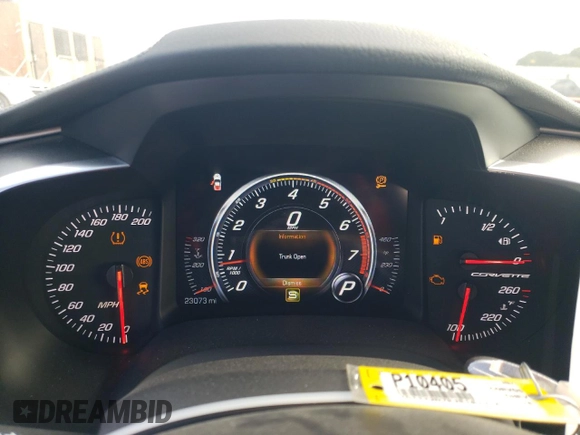 2018 Chevrolet Corvette Grand Sport 2LT with VIN 1G1YY2D70J5101714, listed as a Copart auction lot 81300343 with 23,073 mi miles. Bid and sale history available at carsss.com. Image 9.