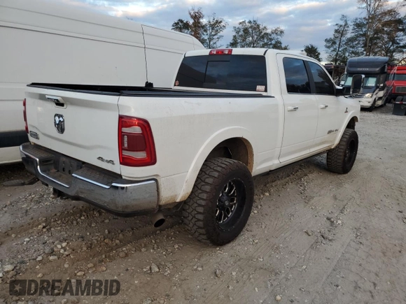 2019 Ram 3500 Longhorn with VIN 3C63R3FL6KG589843, listed as a Copart auction lot 78272524 with 117,066 mi miles and Clean Title. Bid and sale history available at carsss.com. Image 3.