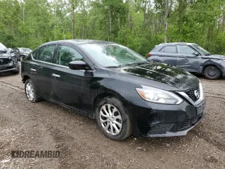 2017 Nissan Sentra SV with VIN 3N1AB7AP9HY374047, listed as a Copart auction lot 61791785 with 154,194 mi miles and Salvage title. Bid and sale history available at DreamBid. Image 4.