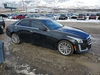 2014 Cadillac CTS Luxury AWD with VIN 1G6AX5S38E0160464, listed as a Copart auction lot 45675495 with 132,439 mi miles and Salvage Title. Bid and sale history available at DreamBid. Image 4.